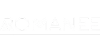 Logo du texte Romanée sur fond transparent.